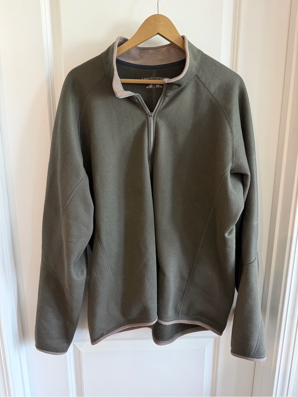 Arcteryx Quarter Zip Pullover Sz *XXL Green Polartec Outdoors Winter